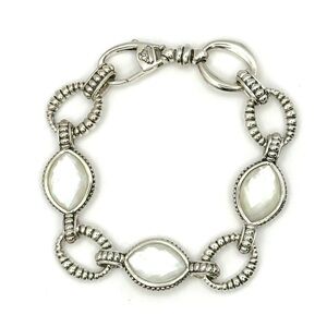 Lagos Caviar Sterling Silver & Mother Of Pearl Bracelet
